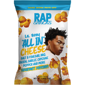 Rap Snacks Lil Baby All In Cheese Gourmet Popcorn 71 g