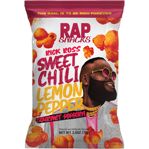 
            
                Charger l&amp;#39;image dans la galerie, Rap Snacks Rick Ross Sweet Chili Lemon Pepper Gourmet Popcorn 71 g
            
        