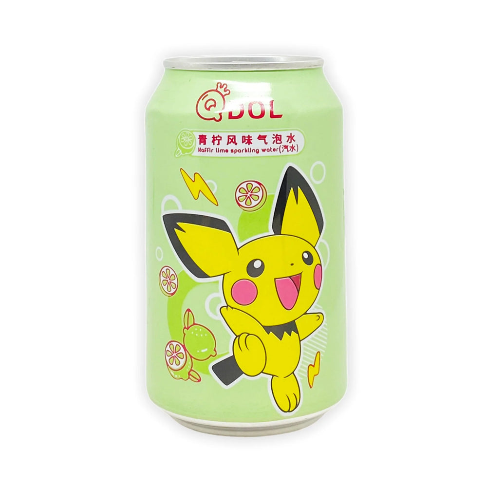 QDOL – Pikachu Sparkling Water (Lime Flavor) 330ml
