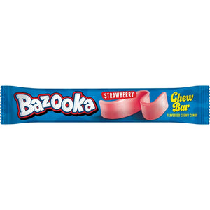 Bazooka Chew Bars - Strawberry 14g