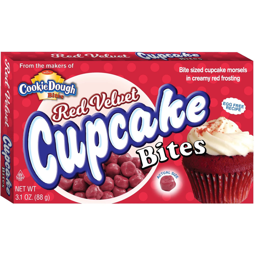 Red Velvet Cupcake Cookie Dough Bites Theatre Pack