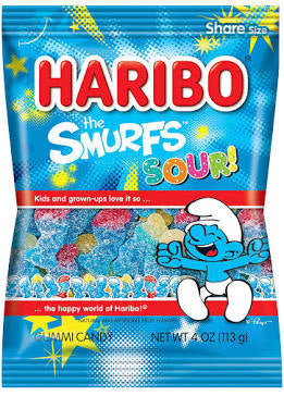Haribo The Sour Smurfs