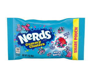 Nerds Gummy Clusters Very Berry Pouch - 85g