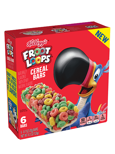 Kellogg's Froot Loops Breakfast Cereal Bars