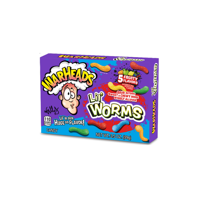 
            
                Charger l&amp;#39;image dans la galerie, Warheads Lil Worms 5 Fruity Flavour - 3.5 oz
            
        