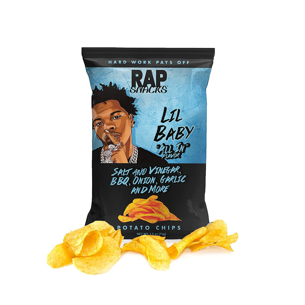 Rap Snacks Lil Baby All in Potato Chips 2.5 Oz