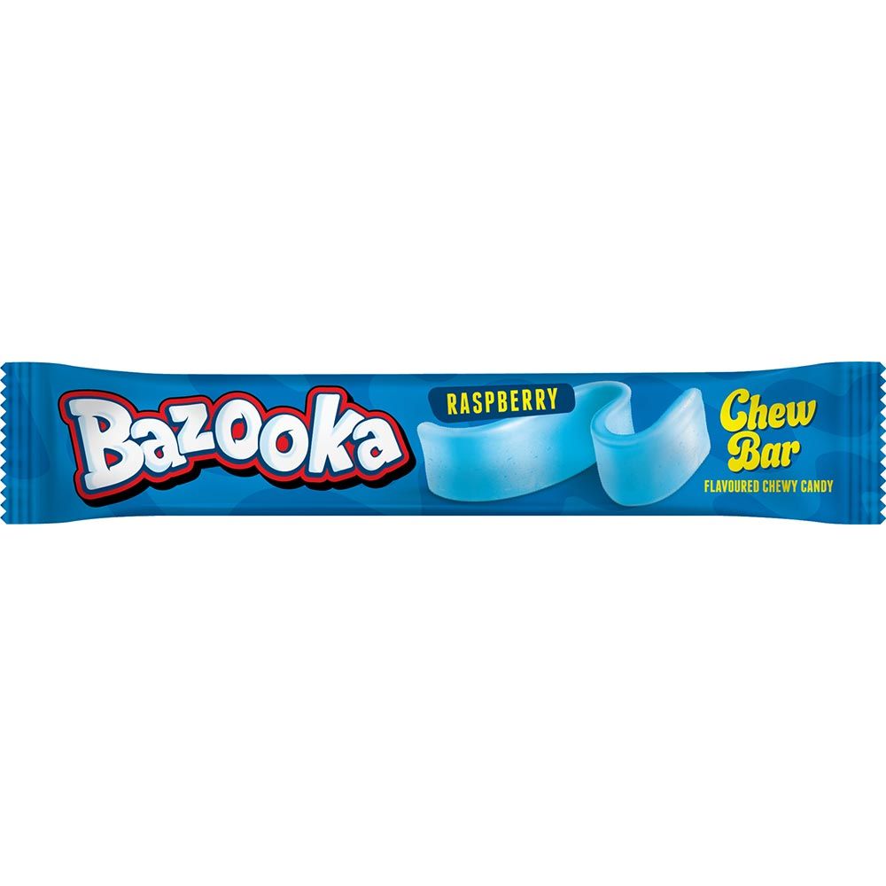 Bazooka Chew Bars - Blue Raspberry 14g