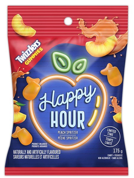 Twizzlers Gummies - Happy Hour Peach Spritzer - 175g